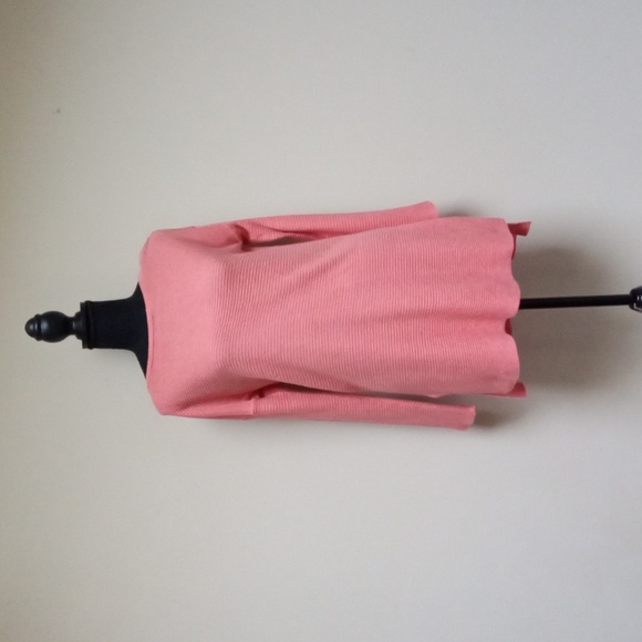 Merona Coral Knit Coral Sweater Tunic Dress Size Small - Picture 1 of 7